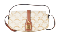 Clutch On Strap Tabou, Canvas, White/Tan, DB, 3*